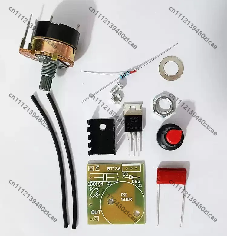 220V 500W Dimmer Speed Temperature Controller BT136 Module Stepless Variable Speed Regulator Switch