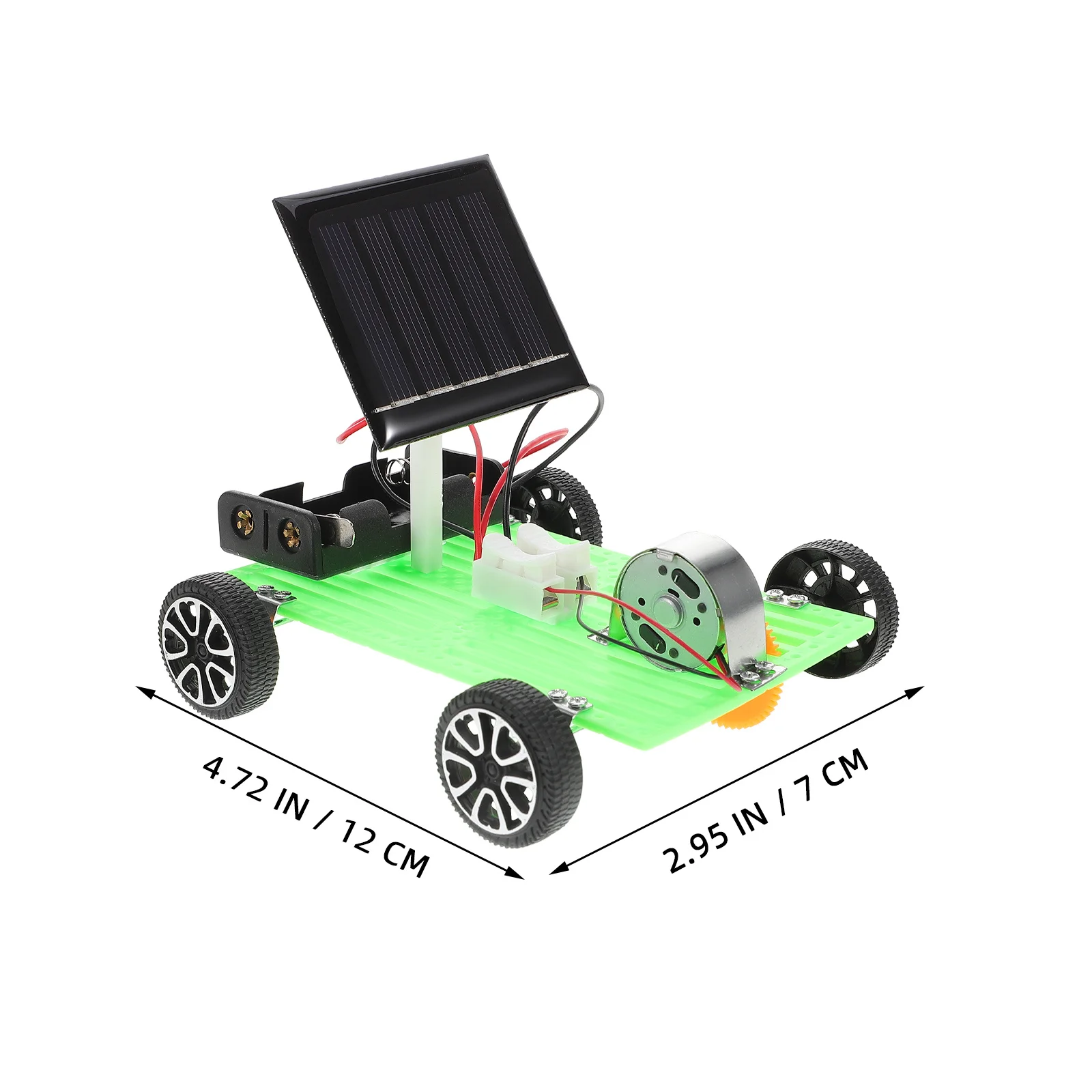 Aangedreven wetenschappelijke experimentkit voor kinderen Auto-assemblage Zonne-energie Auto-voertuigset op zonne-energie