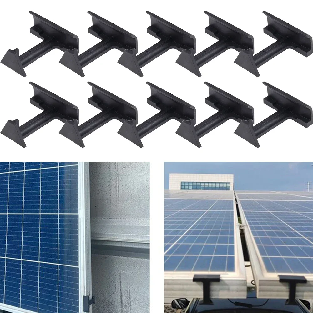 10Pcs 30/40/35mm Solar Panel Water Drainage Clips Photovoltaic Modules Water Drained Away Clip Remove Stagnant Water Cleaning Ho