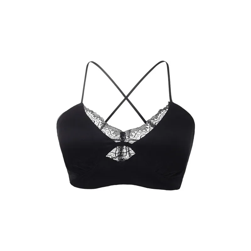 

Женские кружевные бюстгальтеры, 19 мм, 91% шелковый, 9% спандекс, без косточек, бюстгальтер с тонкой подкладкой, новое уютное нижнее белье 2025 года, черный, белый