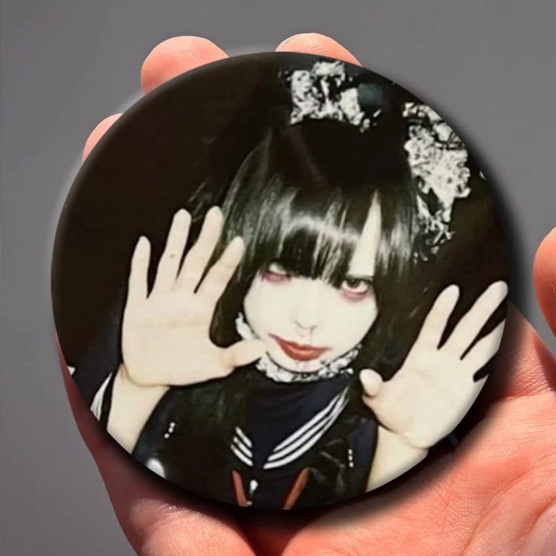 58mm 1PC S-Senketsuakochan Creative Round Badge Button Pin Bag Decor Fans Collection Friends Gift Brooch