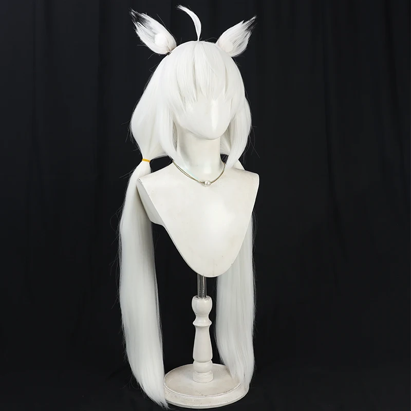 วิกคอสเพลย์ชิราคามิ ฟูบุกิ อนิเมะ วีทัวร์เบอร์ ขนาด 100 ซม. สำหรับงานปาร์ตี้ฮาโลวีน วิกผมใยสังเคราะห์ทนความร้อน + หมวกวิก