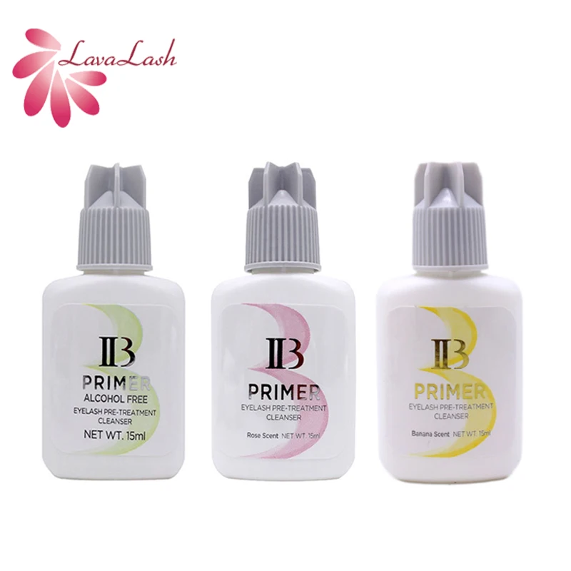 15ml IB Primer For Eyelash Extensions Glue for Lash Application Banana Rose Alcohol Free Glue Primer Fixing Agent Lashes Tools