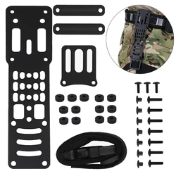NEW Drop Leg Carry Platform Metal Modular Adjustable Tactical Pistol Holster Adapter Compatible QLS Airsoft Adapter Accessories