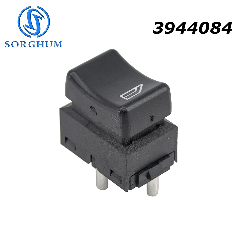 

SORGHUM 1362546 Electric Power Window Control Switch Single Regulator Button For Volvo Truck 3944084 4 Pins