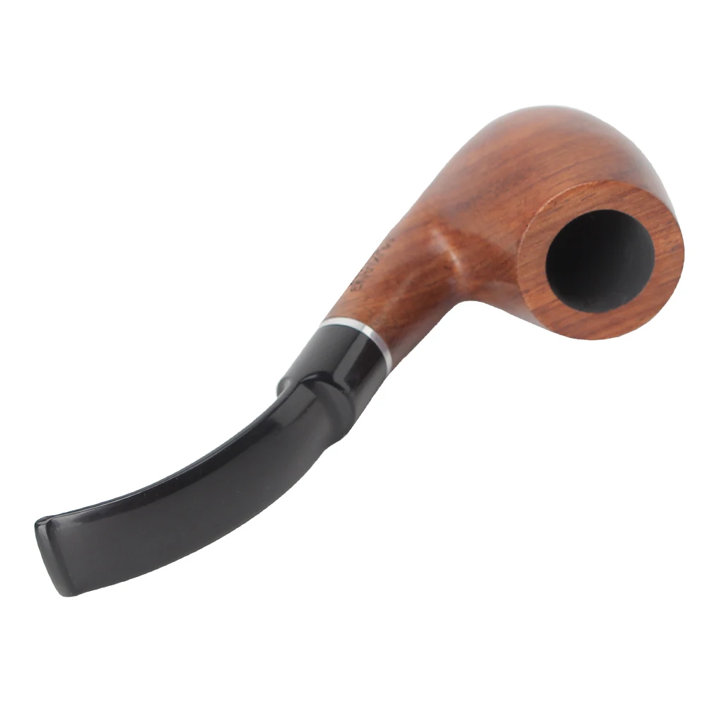 Old Fox Rosewood Tobacco Bent Pipe Set Accessories 9MM Activated Carbon Paper Filter Sandalwood Smoking Pipe With 10 Tools Kits