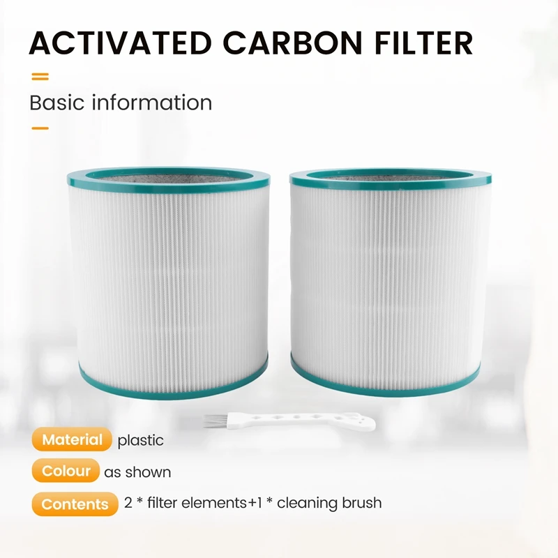 X17A 2025 NEW-2 عبوة من فلتر HEPA للهواء البديل لـ Dyson TP00/TP02/TP03/AM11، منقي الطاقة لـ Dyson Pure Cool Link