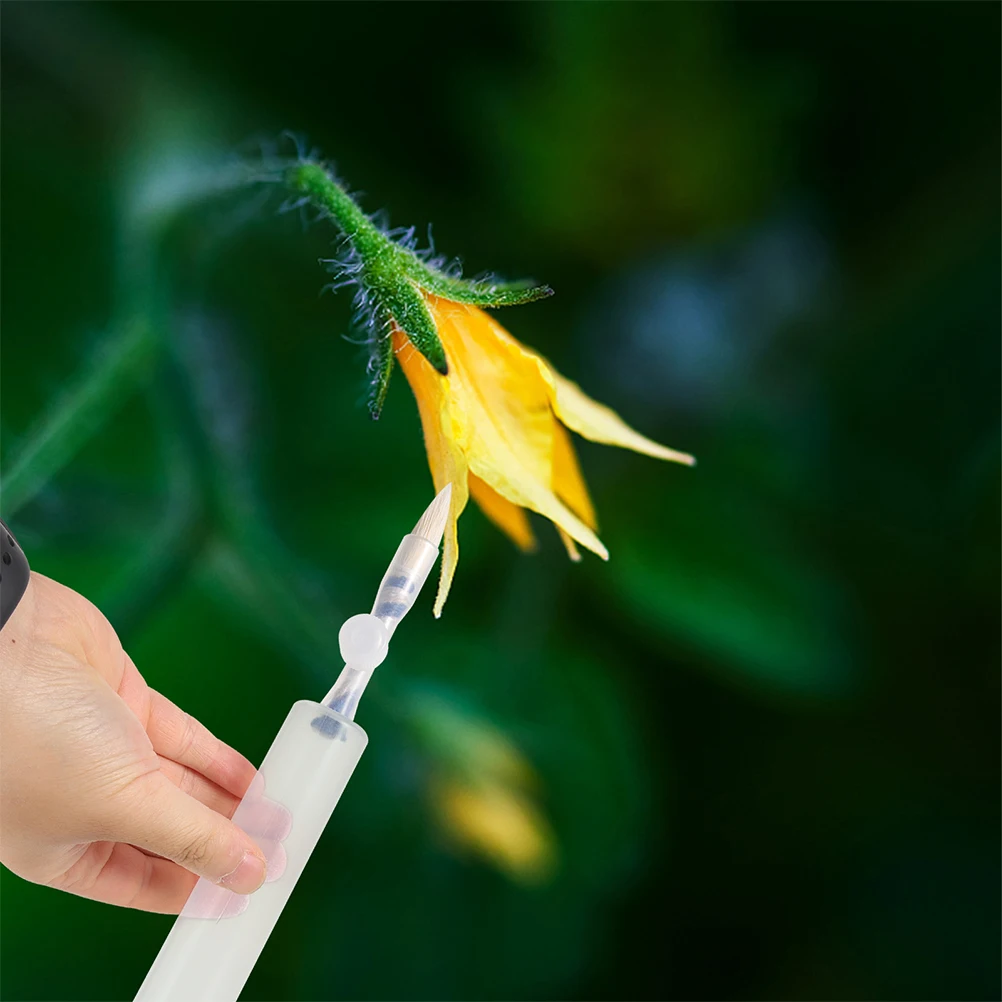 

2pcs Pen Indoor Plant Pollinator for Tomato Plant Hand Tool Vegetable Garden Shovel Efficient Yields Manual Brush