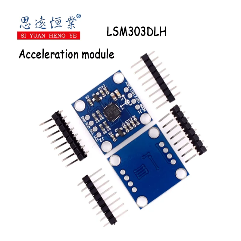 1PCS LSM303DLH three-axis magnetic field electronic compass acceleration module Compass sensor circuit board module