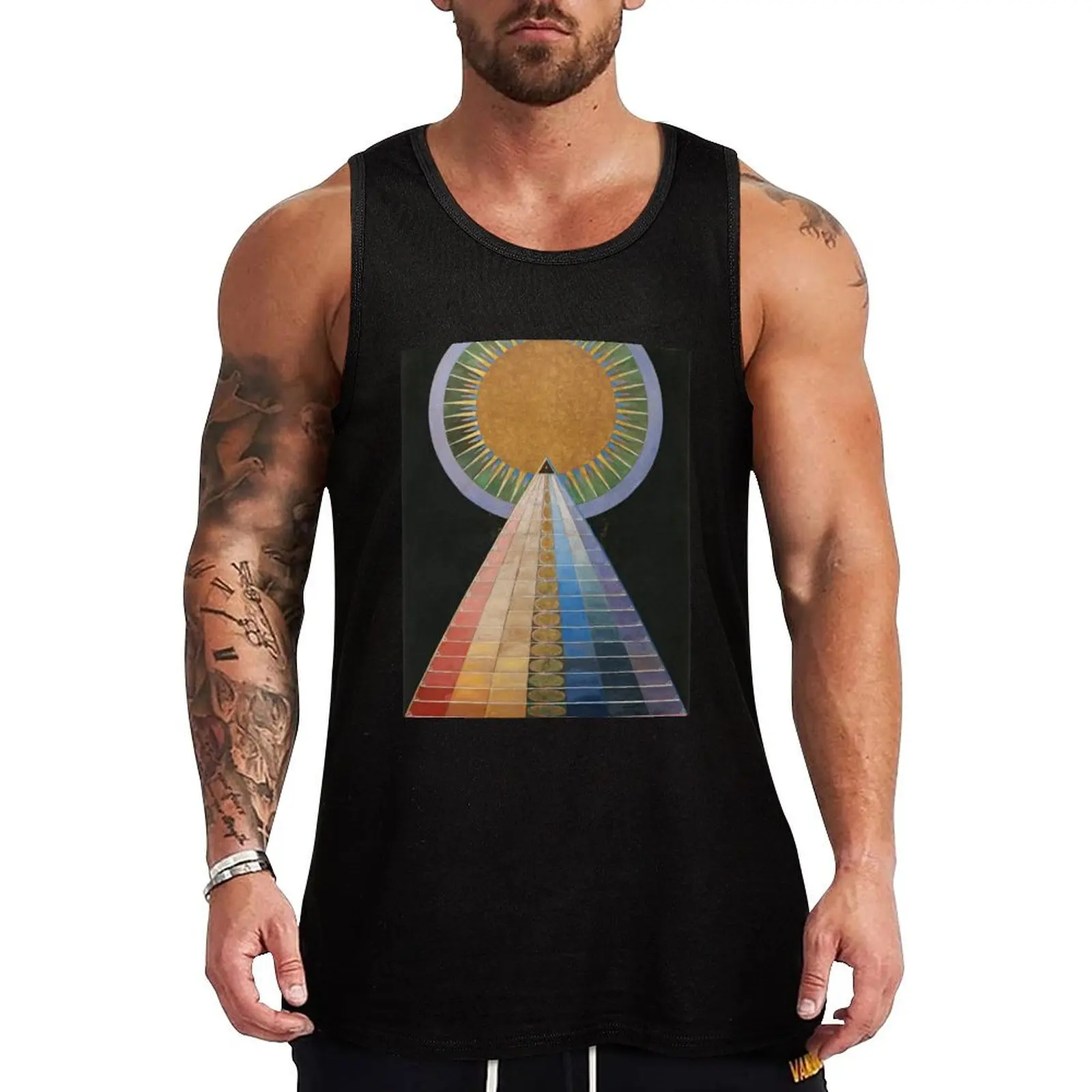 

Hilma af Klint - Altarpiece Tank Top Relaxed Casual Tank Top Lightweight Summer Sleeveless