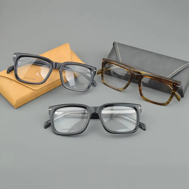 

2025 Retro Glasses Frames Men Women Brand Top Quality Designer Acetate Myopia Prescription Vintage Eyewear Eyeglasses spectacle