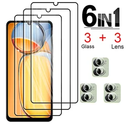 Protecteur d'écran en verre guatémaltèque pour Xiaomi Redmi 13C, couvercle en verre de protection, film d'objectif d'appareil photo, 6.74 