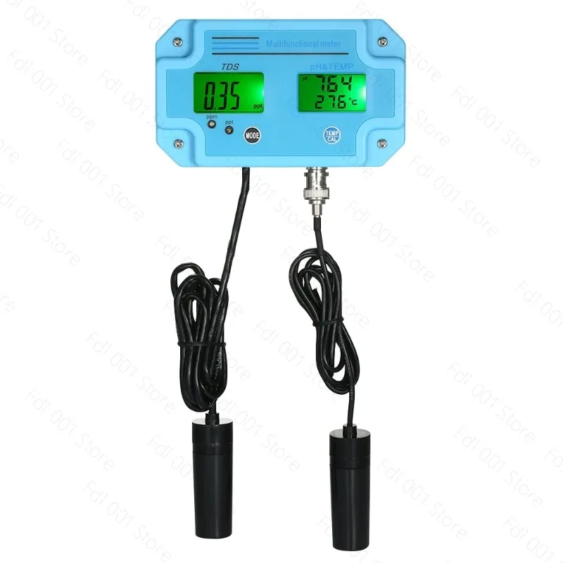 Aquarium water quality pH value/tds value/EC value/temperature Long-term monitor pH tester
