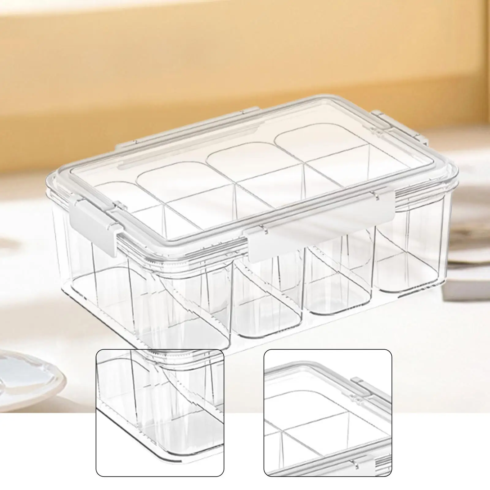 

Trading Card Storage Box Hard Case with Lid Cover Dividers Large Capacity Sturdy Practical Card Storage Case for Rating Cards