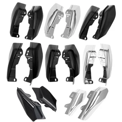 1 Pair Motorcycle Mid-Frame Heat Shield Air Deflector Trim ABS For Harley Touring Street Electra Glide Road King 2001-Later
