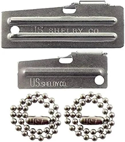 

Открывалки для консервных банок из нержавеющей стали с цепочками, в стиле P-38 и P-51, прочные и портативные, для использования на открытом воздухе