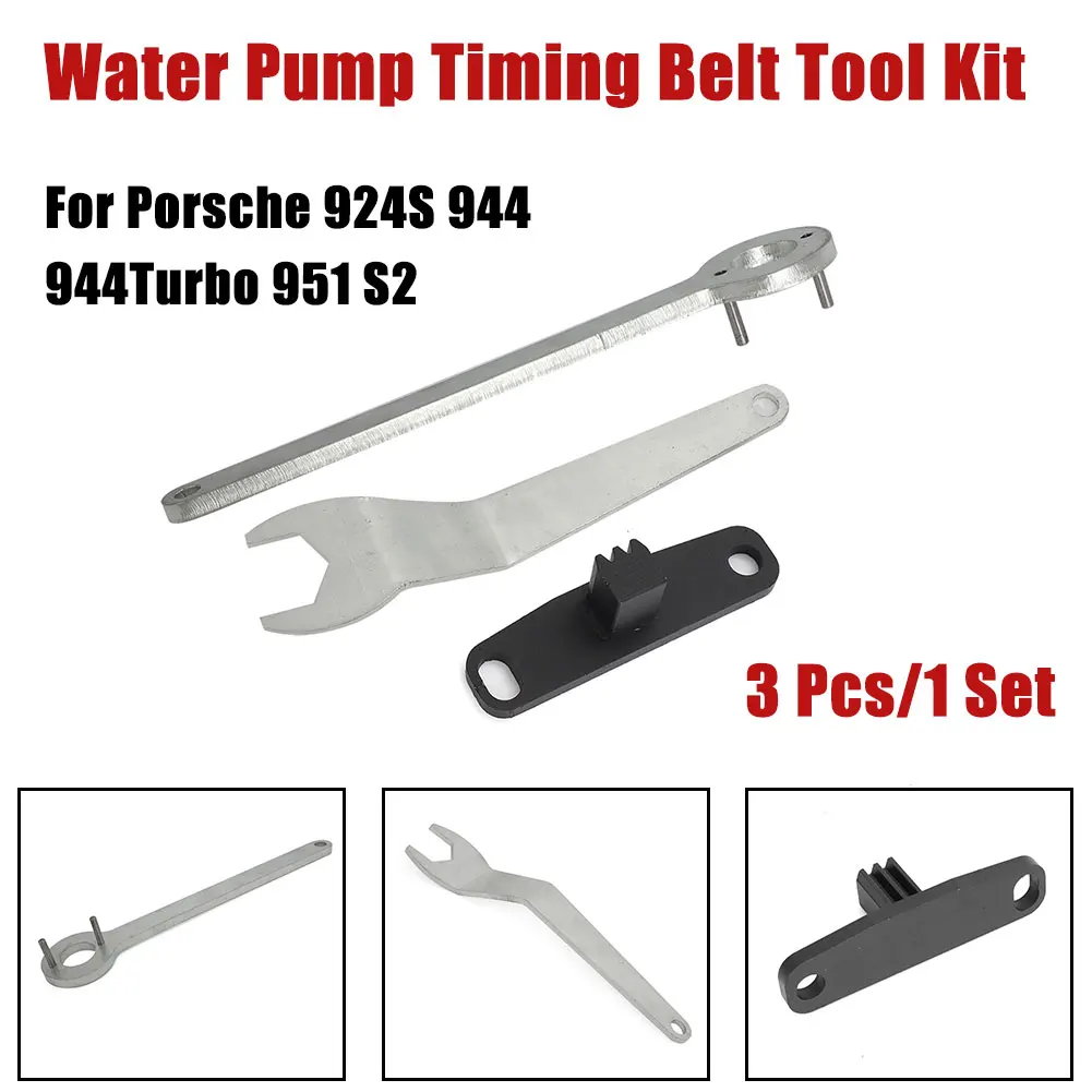 

3 Pcs Water Pump Timing Belt Tool Set For Porsche 924S 944 944Turbo 951 S2 Car Replacement Accessories