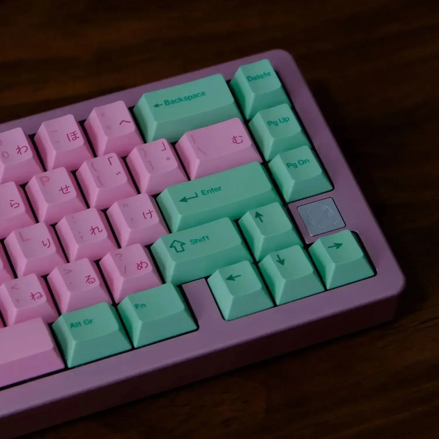 Pink Green Keycaps Cherry Profile 147 Keys Dye Sub PBT Mechanical Keyboard Keycaps