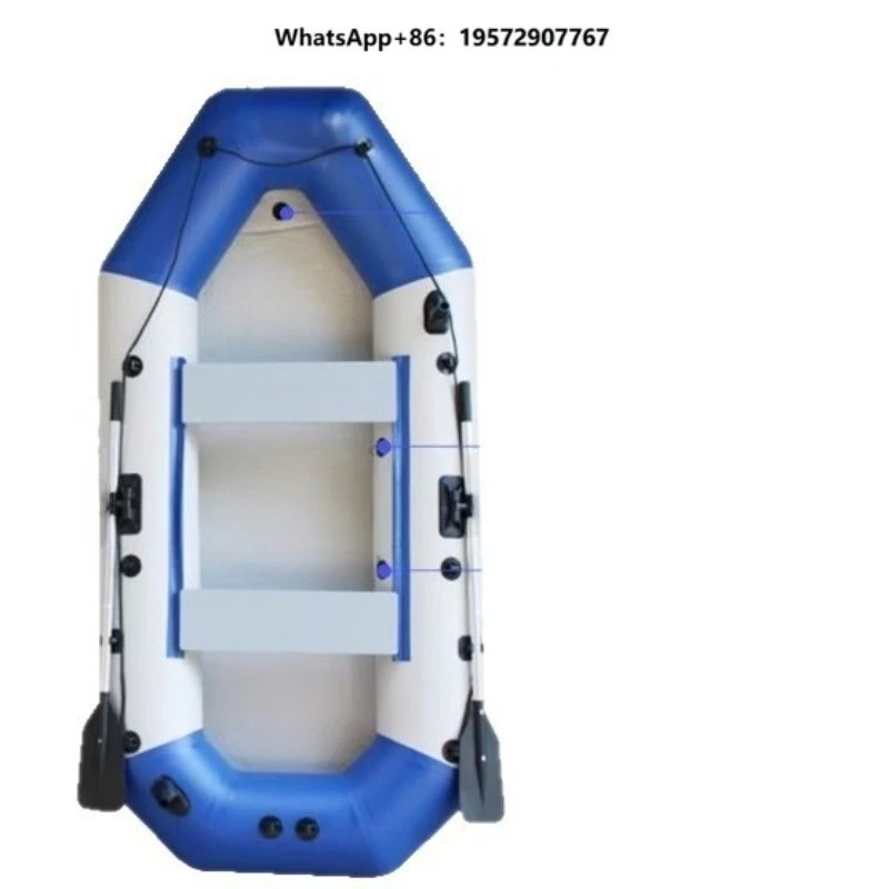 Inflatable Boat Kayak Fishing Rescue Speed Boat Hard-Bottom Wear-Resistant Leisure Material 7+ People