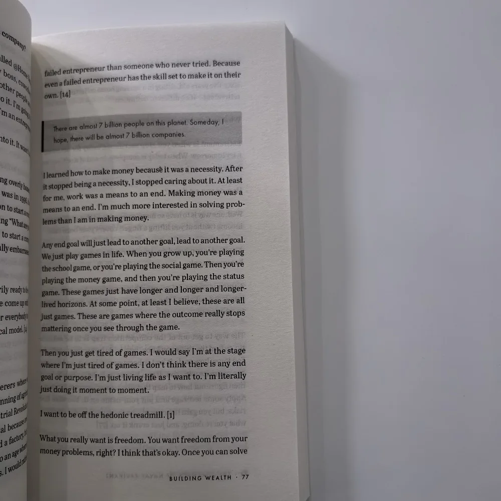 O Almanaque do Ravikant Naval, Um Guia para a Riqueza e Felicidade English Book