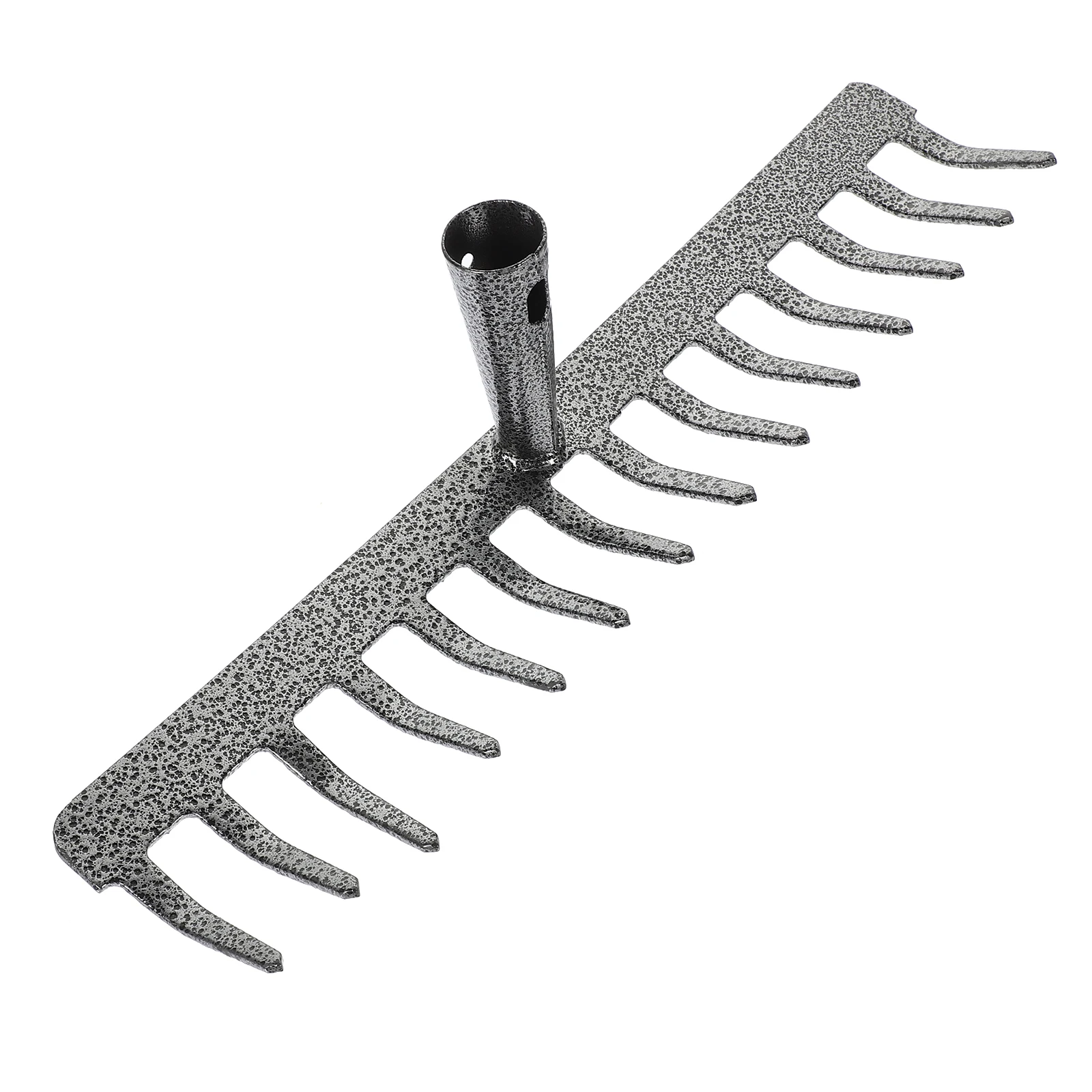 

14 Teeth Soil Scarifier Heavy Duty Garden Rake Metal Cleaning Tool Durable Gardening Yard Leaf Weeds DIY Tools