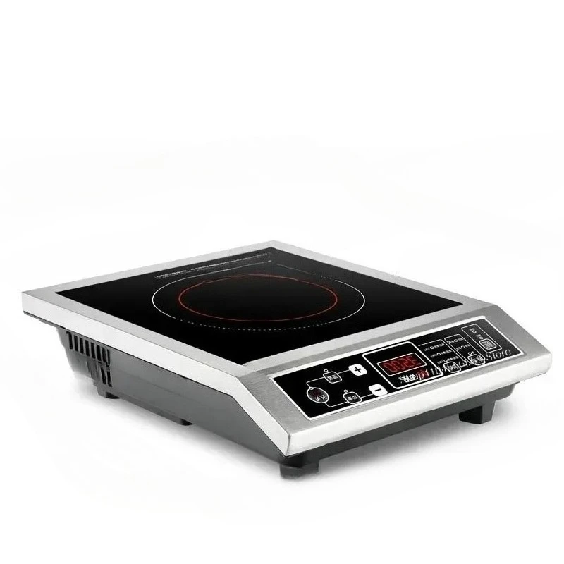 

​ ​ Коммерческая индукционная плита мощностью 3500 Вт, модернизированная мощная плита для жарки в жарке 220 В для приготовления столовой и столовой ​ ​