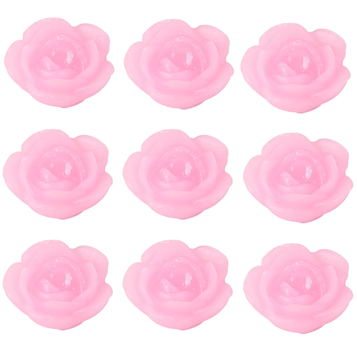 

12 Pcs Bedroom Candles Floating Flower Decorate Rose-shaped Decorative Tealight