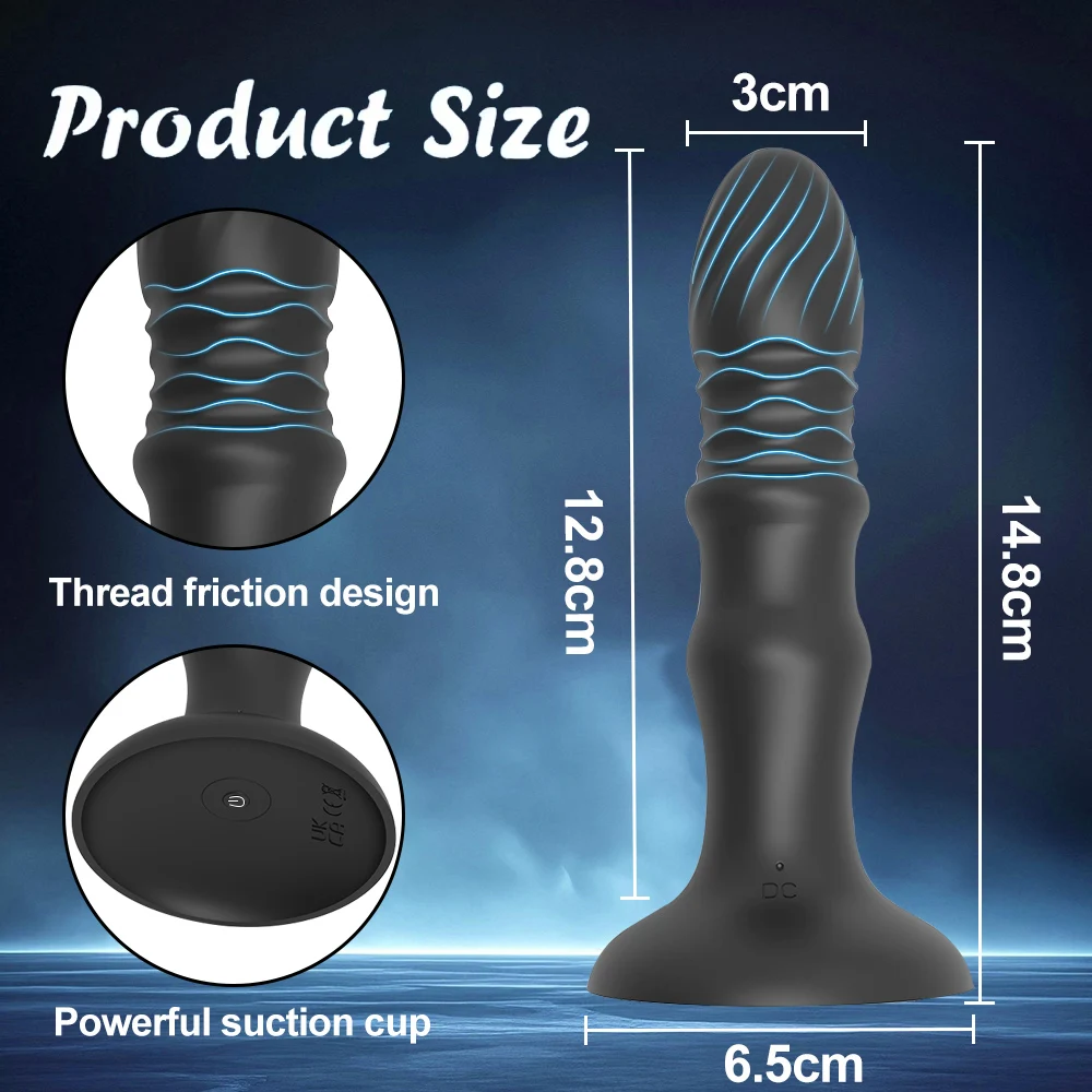Thrusting Butt Plug Sex Toys APP Remote Control Vibrating Prostate Massager Anal Vibrator Dildo for Men Women Couple Pleasure - Image 3