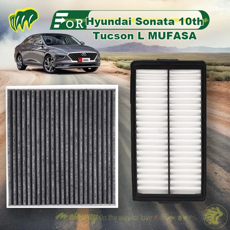 

For Hyundai Sonata 10th Tucson L MUFASA Air Conditioner Filter Car Cabin Air Filter Auto Climate Control Replace Accessories