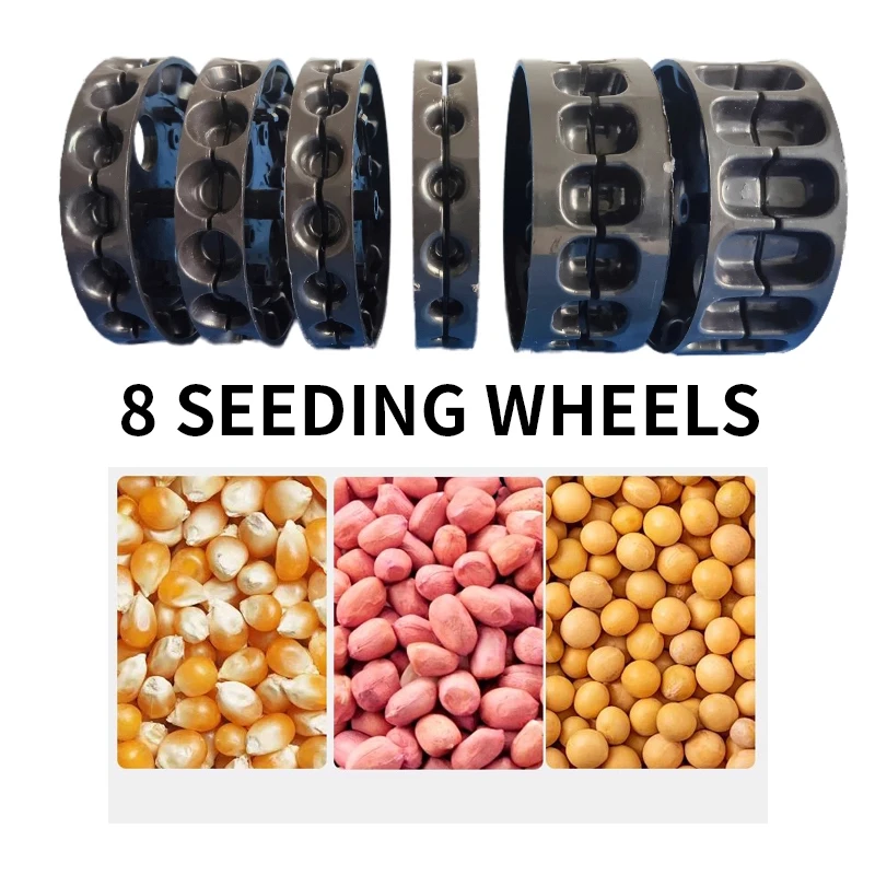 Hand-Pushed Seeder Peanut, Corn, Soybean Precision Planter New Compact Multi-Function Spot Planter for Agriculture