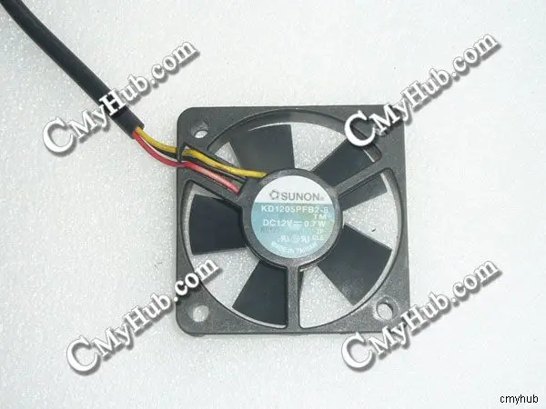 For SUNON KD1205PFB2-8 TM DC12V 0.7W 5010 5CM 50MM 50X50X10MM 3pin Cooling Fan KD1205PFB2-8