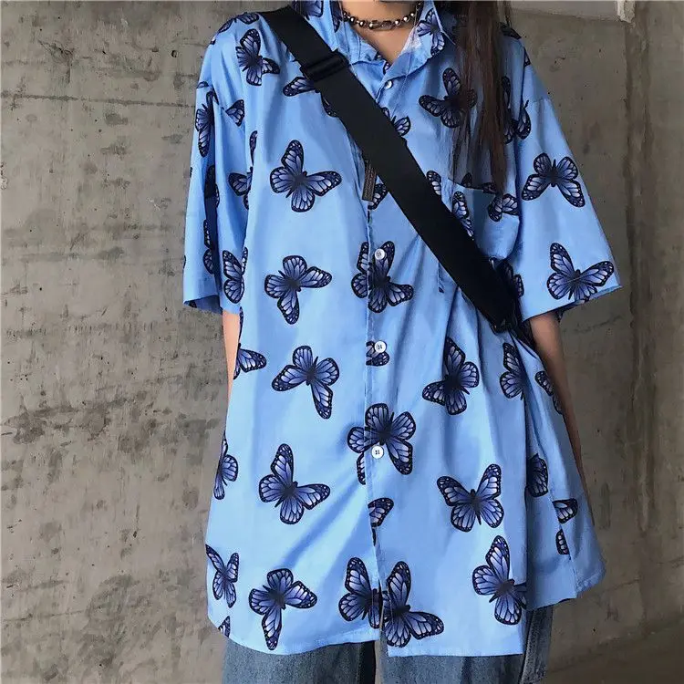 

Chiffon Blouses Women Ruffled Hem Lantern Sleeve Loose Fit Lightweight Fabric Summer Wear for Boho-Chic Vacation Style Daily Use