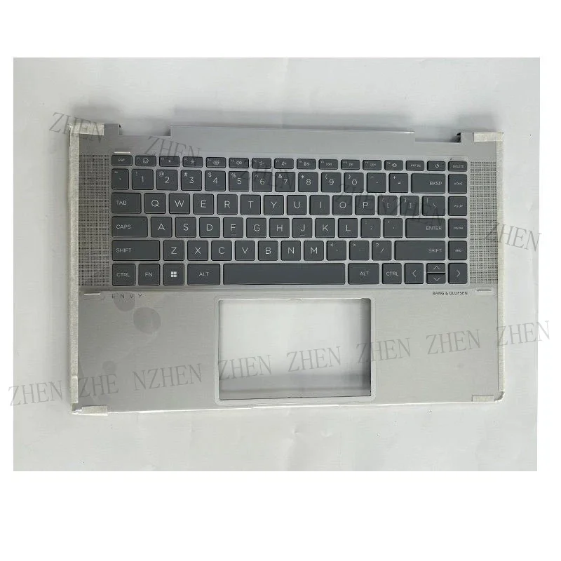 S For HP ENVY X360 15-FE Top case Palmrest Backlit Keyboard Silver N49283-001