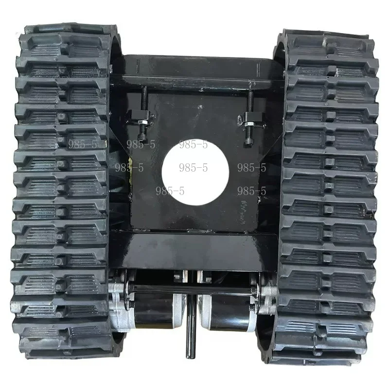 Dual Motor Iron Frame Chassis Beach Tram Parts Kids Electric Crawler Tank Accessories