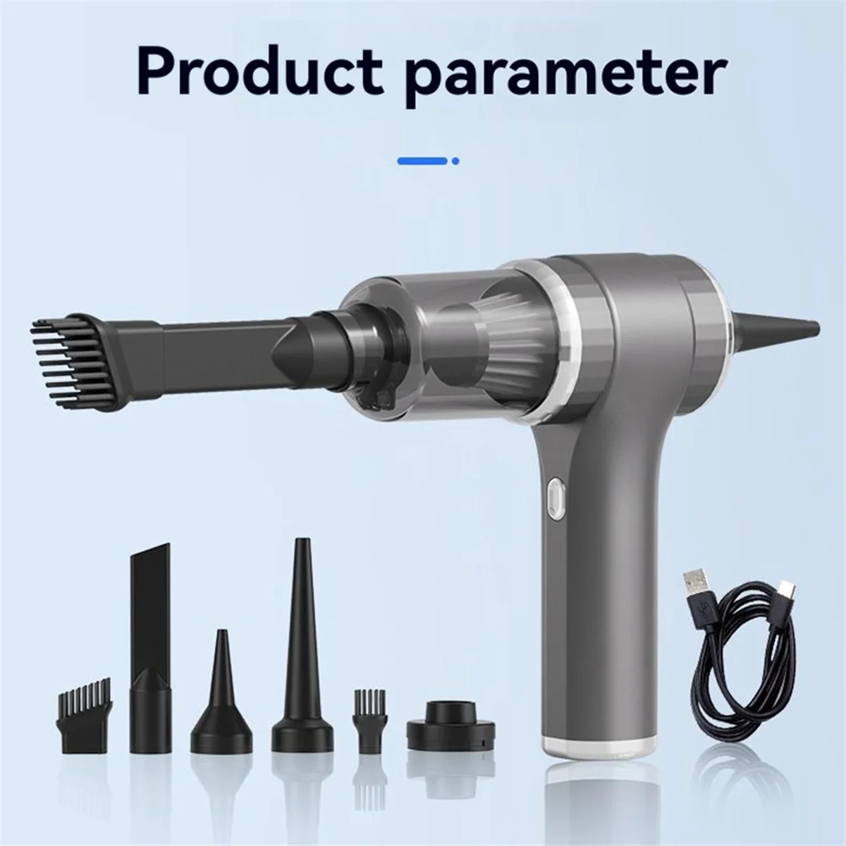 A002 Car Vacuum Cleaner Wireless Powerful Cleaning Machine Auto Robot Car Accessories Home Appliance Strong Suction