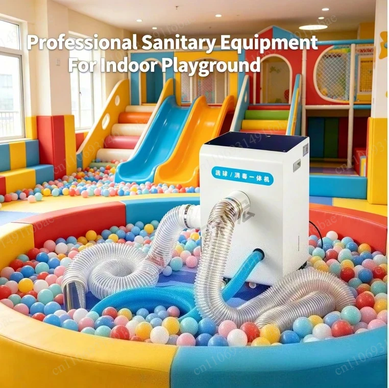 Indoor Playground Ball Pit Cleaning Disinfection Equipment Ocean Ball Washing Machine for Ball Pool Toys