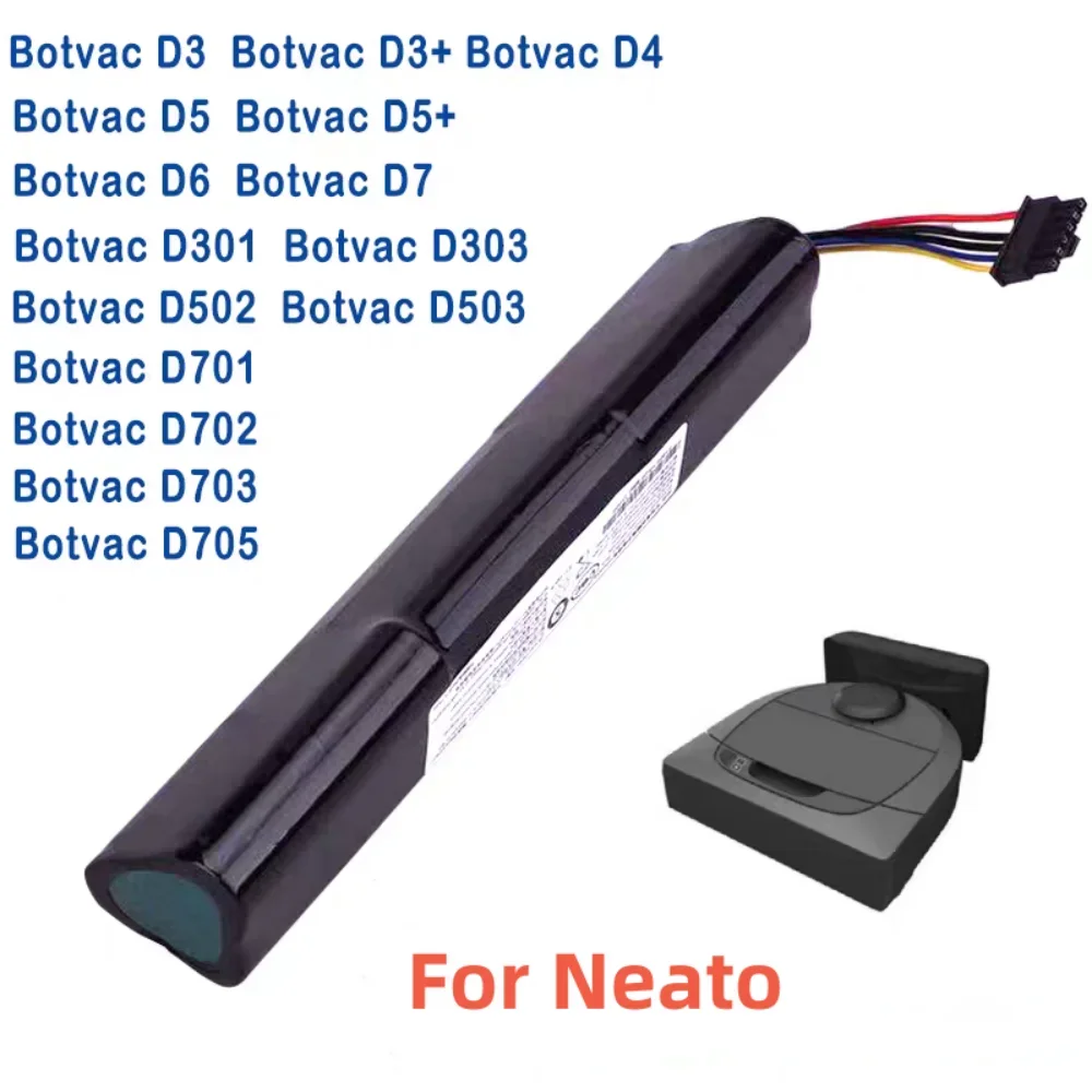 100%Original 4200mAh 14.4V for Neato Botvac D3 D4 D5 D6 D7 D8 D9 D10 D301 D303 D502 D503 D701 D702 D703 D705 Battery