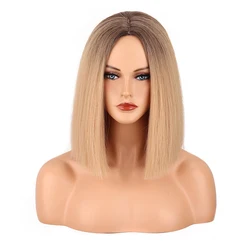 Synthetic High Heat Resistant Material Straight Hair Band Fringe Whole Wig Suitable For Daily Cosplay Wear