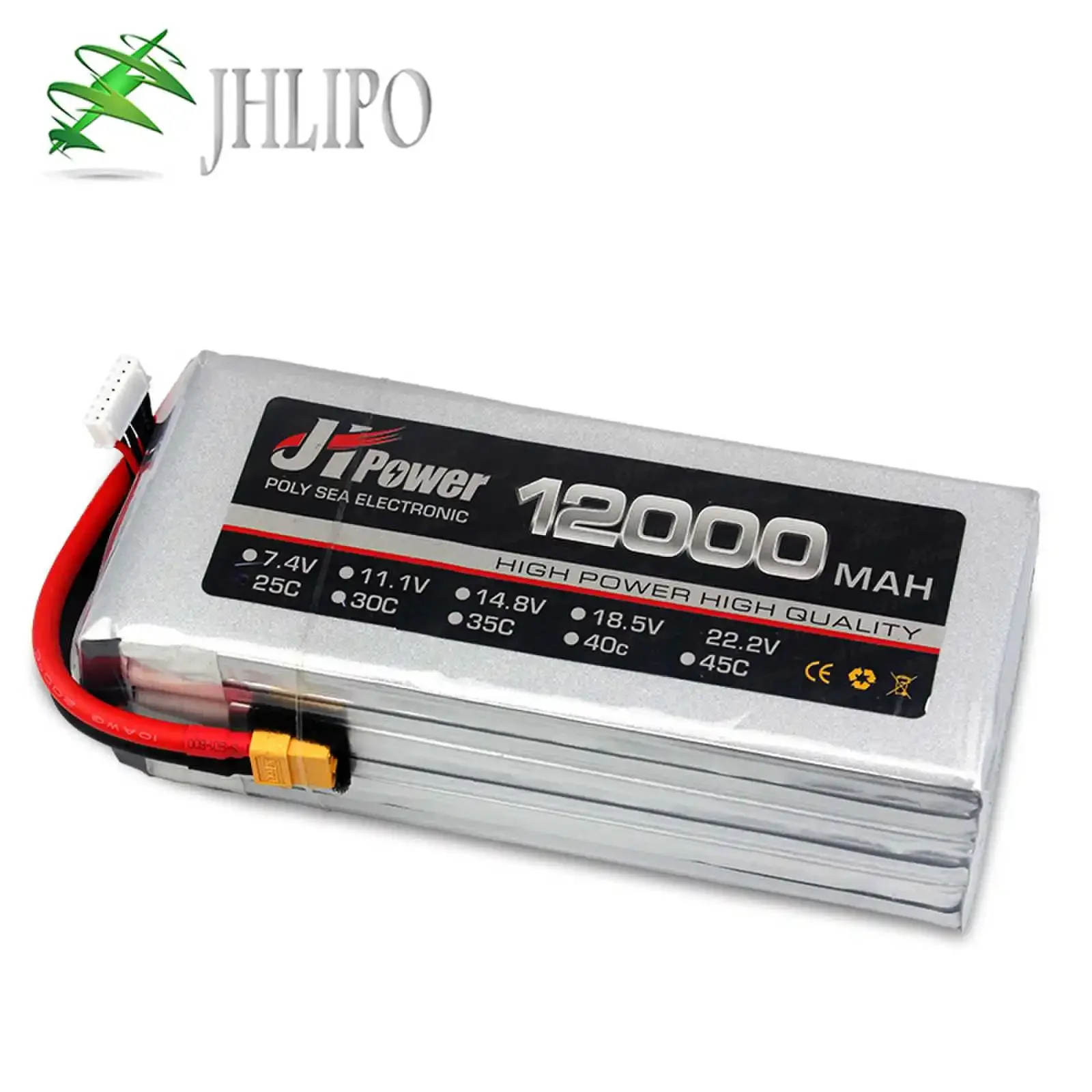 

Lipo 2S 3S 4S 5S 6S 12000mAh RC LiPo Battery 7.4V 11.1V 14.8V 18.5V 22.2V 25C for RC Car Helicopter Boat RC Drone XT60 XT90