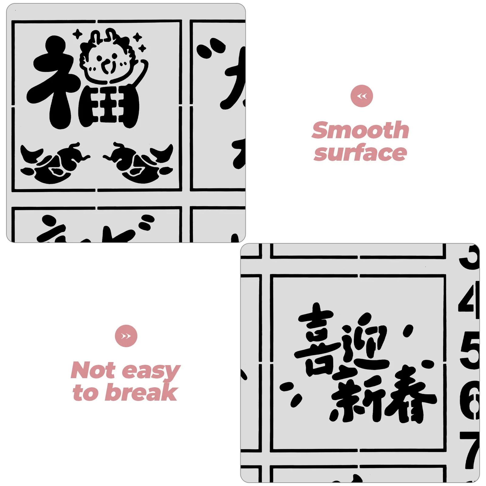 

New Year Painting Templates Reusable Pet Art Stencils For Teens Diy Craft Projects Drawing Tool Wall Decor Design