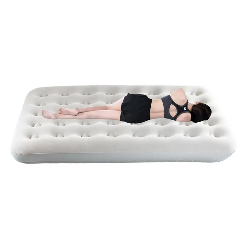 Air Bed Double-Sided Inflatable Mattress For Home Portable Blow Up Airbed For Guests Folding Inflatable Mattresses For Home Use