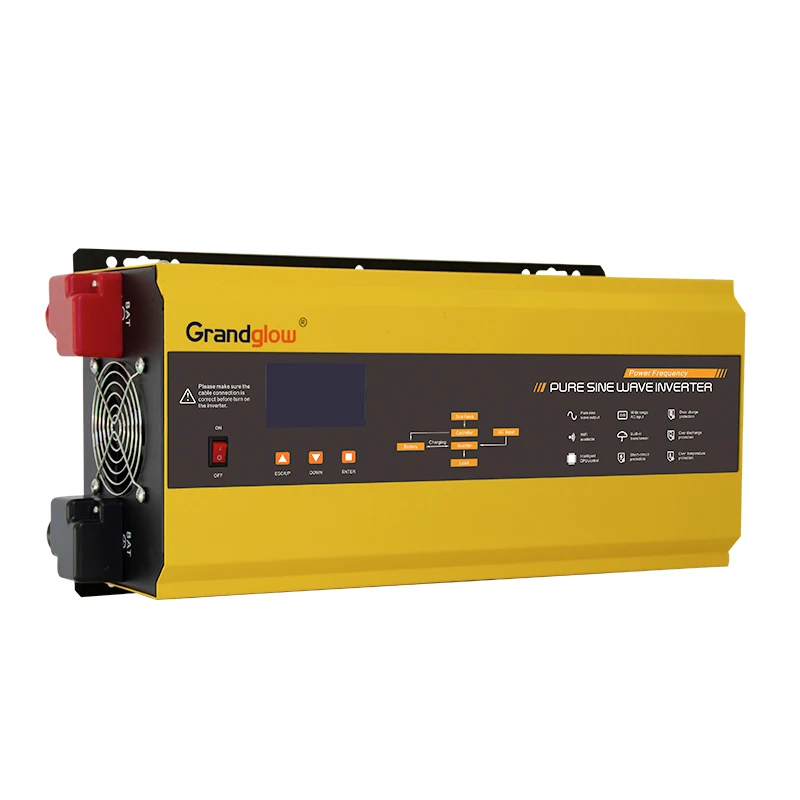High Efficiency 6000W 48v Pure Sine Wave Ups off Grid Solar Inverter 6KW with AC Charger