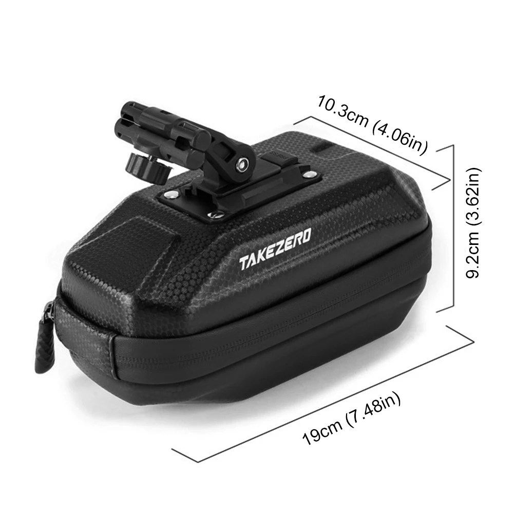 0.8L دراجة السرج حقيبة عاكسة مقعد الدراجة الخلفية حقيبة أدوات الإفراج السريع دراجة هوائية جبلية السرج حقيبة التخزين لركوب الدراجات في الهواء الطلق #6