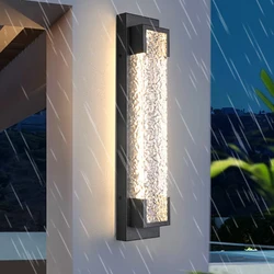 Modern Outdoor Wall Lights Porch Lights Garden lamp Long Strip Wall Lamp Stainless Steel Waterproof Wall Lamp Lighting Fixtures