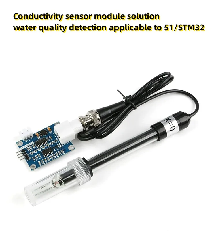 

Conductivity sensor module solution water quality detection applicable to 51/STM32