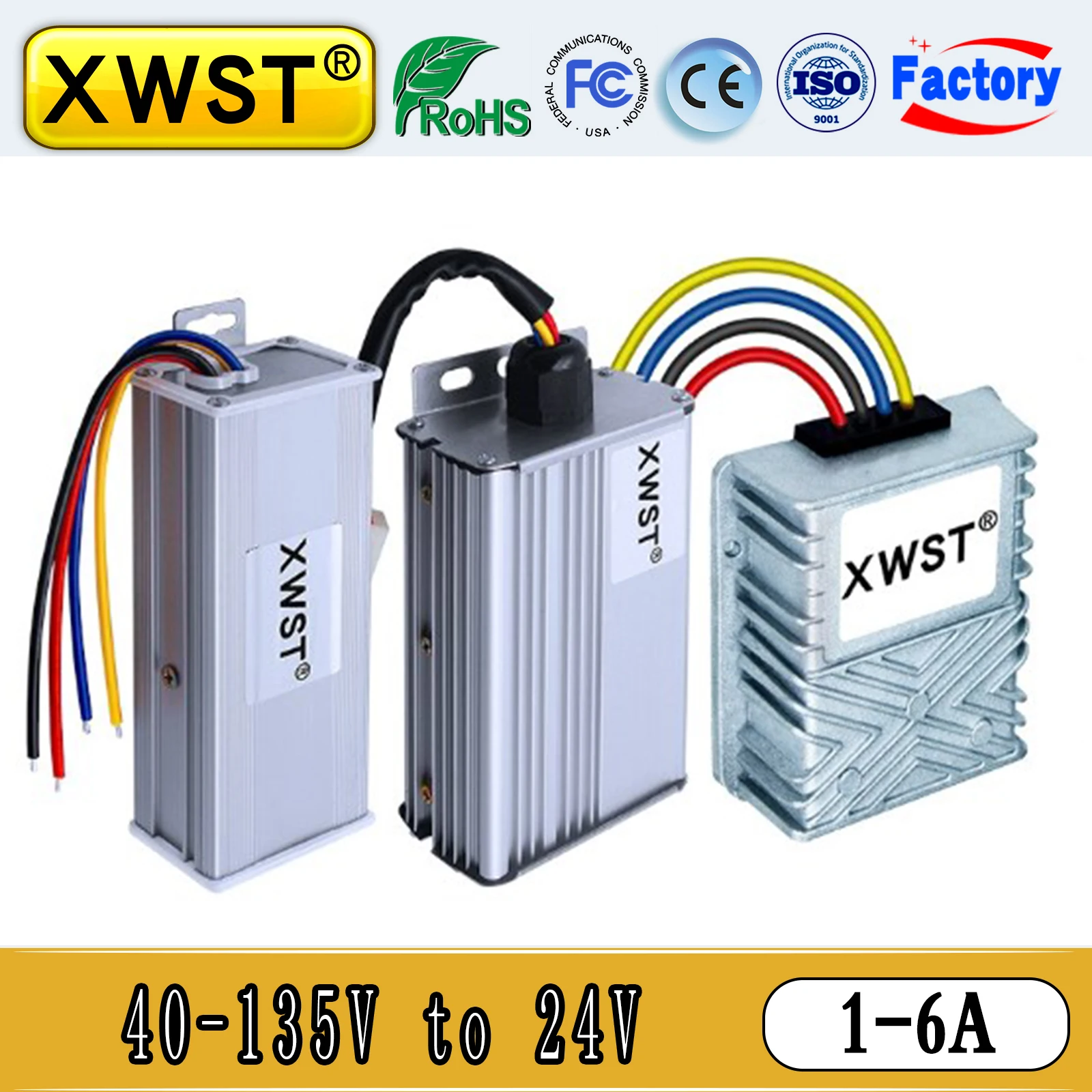 DC to DC Isolated Converter 40-135V to 24V Voltage Regulator 48V 60V 90V 110V 120V to 24V 1-5A Buck Power Supply Inverter