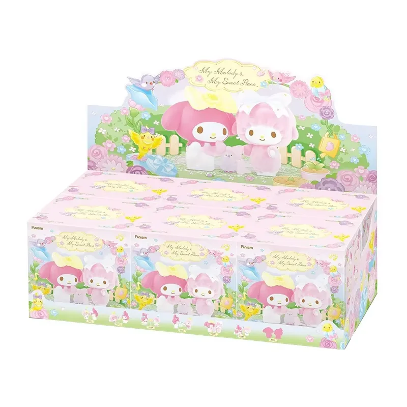 

Anime My Melody My Sweet Piano Little Bird Adventure Series Blind Box Sanrio Figures Models Ornaments Toys Birthday Gift