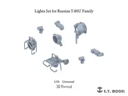 ET MODEL  3D Printed  1:35 P35-275 Lights S for Russian T-80U Family