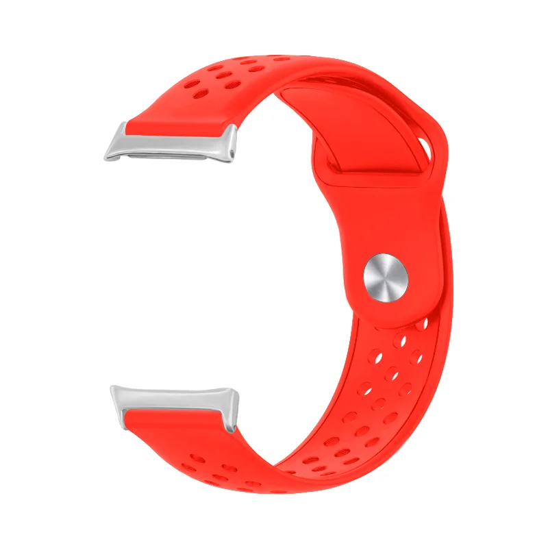 

Breathable Sport Watch Strap For Honor Watch 5 4 Bracelet Reverse-buckle Quick Release Skin-friendly Silicone Air Holes Band