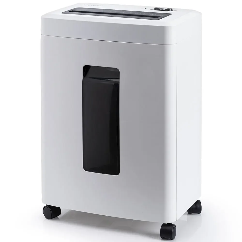 High Security Manual Office Shredder 16L Cross-Cut Paper Shredder For Cards P-5 Pull-Out Type